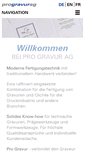 Mobile Screenshot of progravur.ch
